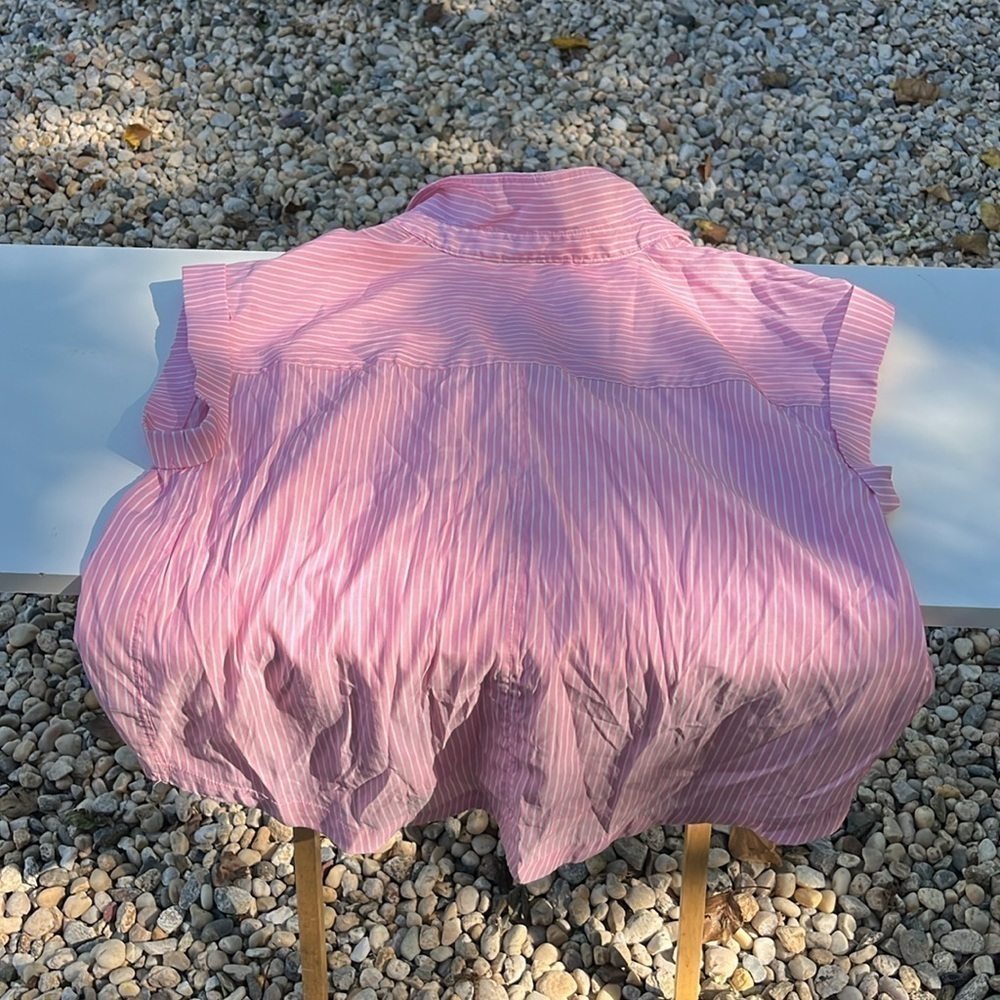 Apt 9 Pink Striped Blouse - Picture 4 of 5